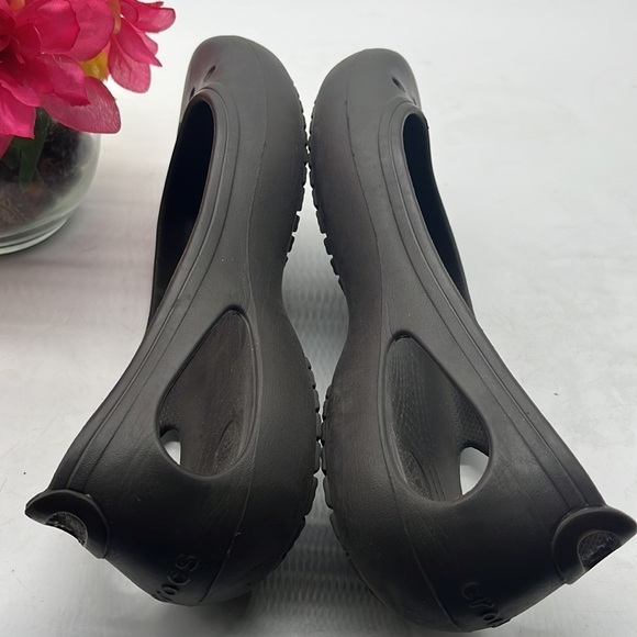 Crocs brown ballet flats Sz 11. CR0175A - Picture 5 of 7